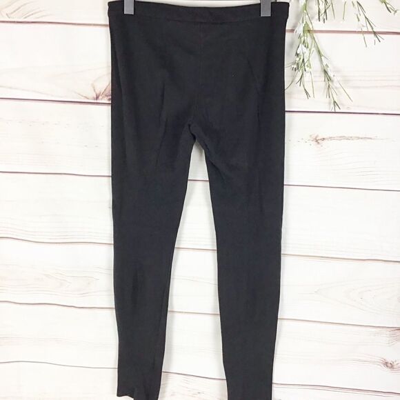 Vince Black Viscose Skinny Pants with Ankle Zips - Picture 4 of 8